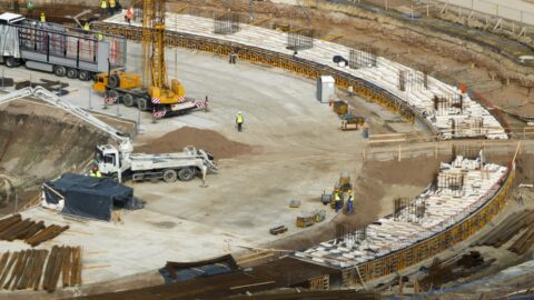 Budowa dwóch chłodni kominowych 180 m dla bloków 5 i 6 PGE Elektrownia Opole