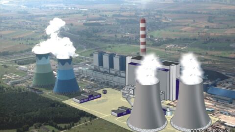 Budowa dwóch chłodni kominowych 180 m dla bloków 5 i 6 PGE Elektrownia Opole